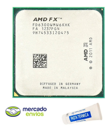 Imagem 1 de 2 de Processador Amd Fx 6300 6 Núcleos E 3.5ghz Am3+ Oem 