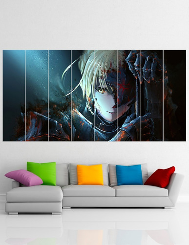 Cuadro Poliptico Fate/grand Order Jeanne Art Xxl 192x100cm