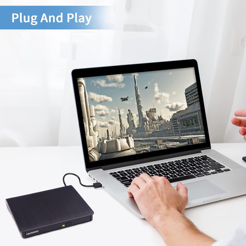 External Dvd Drive Usb 3.0 Type-c Usb Portable Player For...