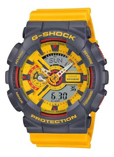 Reloj Casio G Shock Ga 110y-9a Serie Sport De Los 90