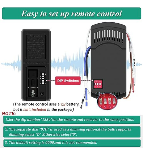 Kit De Control Remoto De Velocidad De 3 Velocidades Universa