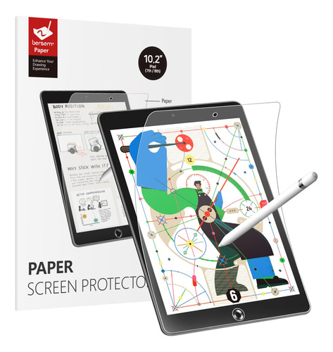 Bersem Paperfeel - Protector De Pantalla Compatible Con iPad