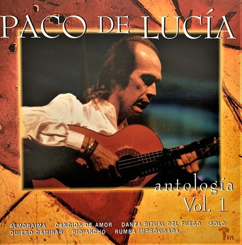 Cd Paco De Lucía Antologia Vol. 1