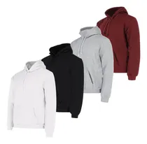 Comprar Paquete 4 Sudaderas Hoodie Con Capucha Afelpada Moda