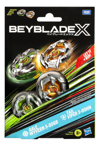 Paquete Doble Beyblade Gen 4 9 Piezas