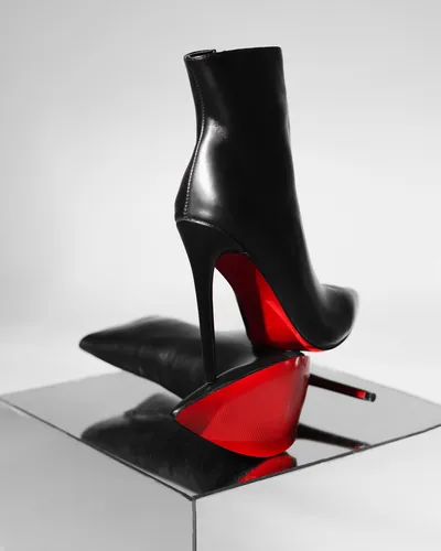 Bota De Importaci n Bot n Suela Roja Tac n Alto Mujer Cuotas