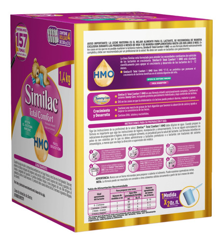 Imagen 2 de 2 de Similac Total Comfort 1x 1400g.