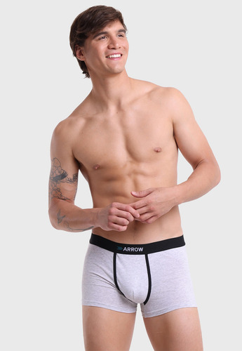 Boxer 4 Unidades Liso Arrow Bo42355su