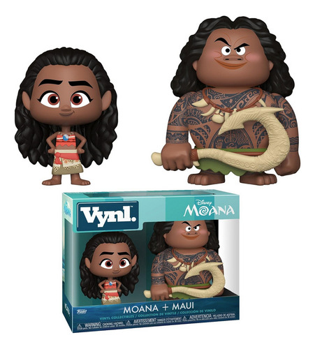 Funko Vynl Maui Y Moana 2pack Figura Coleccionable, Multicol