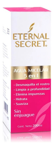 Agua Micelar 5 En 1 Eternal Hidrata Sin Enjuague 200 Ml