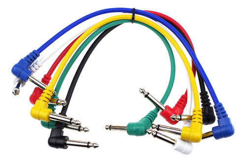 Cable Colors Plug 6, Cable Macho Ts, 30 Cm, Efecto 1/4 De Pu
