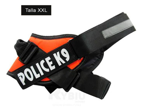 Arnés Pechera De Seguridad Perros Police K9 Talla Xxl