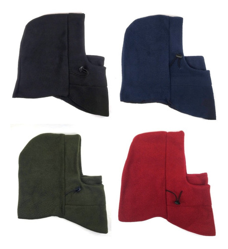 Imagen 4 de 8 de Gorro Cuello Pasamontañas Polar Grueso Termico Bici Moto