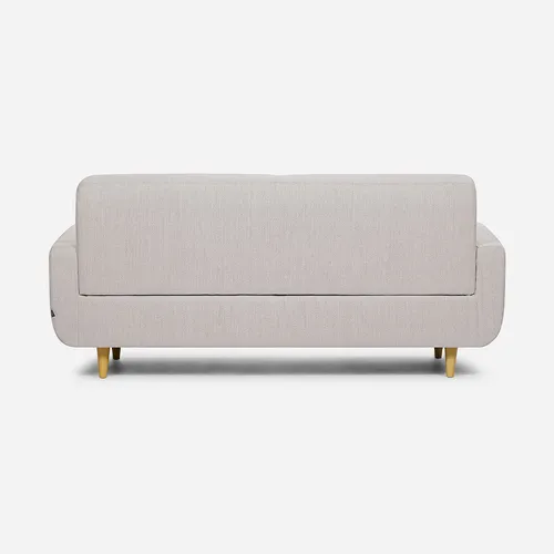 Sofá Rosen Sophia 3 Cuerpos Tela Beige