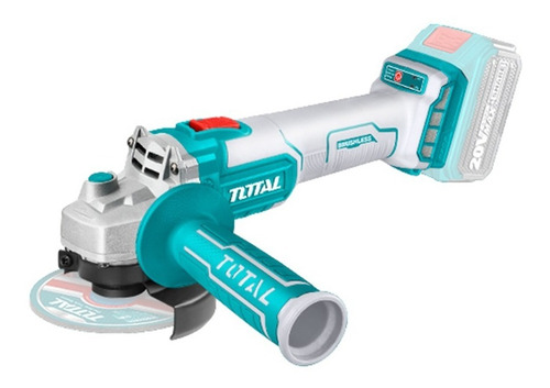 Esmeril Angular Inalámbrico Super 20v Total Color Turquesa