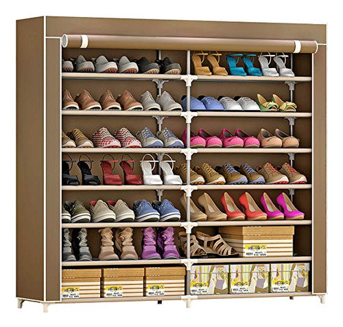 7 Tier Shoe Rack Storage Organizer, 42 Pairs Portable D...