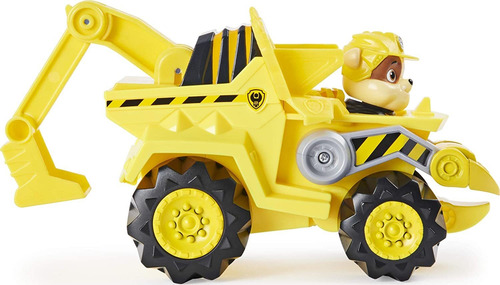 Vehículo De Revoluciones Dino Rescue Rubbles Deluxe De La Pa