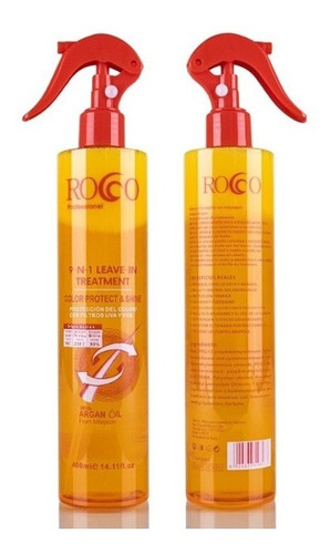 Rocco® Protector Térmico Anti-frizz Con Argan Naranjo 400ml