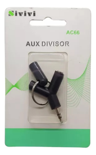 Adaptador Splitter 2 Salidas De Audio 3.5mm Hembra