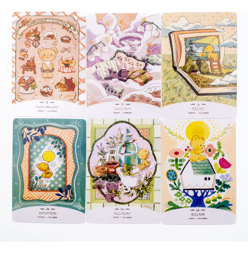 Baraja De Cartas Cotolie Kumachan Moon 24 Unidades, Inglés