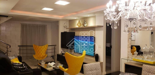 Imagem 2 de 30 de Casa Com 4 Dormitórios À Venda, 261 M² Por R$ 3.500.000,00 - Camboinhas - Niterói/rj - Ca1217