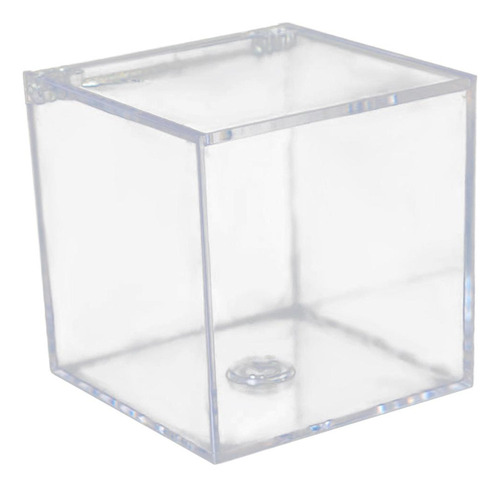 2 Paquete De 2-4 Cajas Transparentes Acrílicas Con 2 Piezas