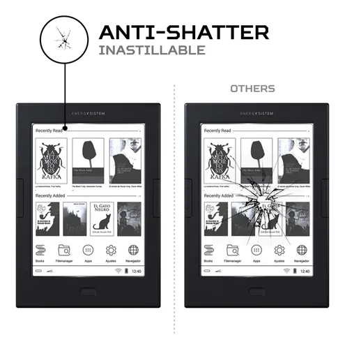 Protector Pantalla Antishock Para Energy Sistem Ereader Max