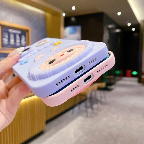 Xu Labubu Fundas Siliconas Anticaída Multifunción For iPhone