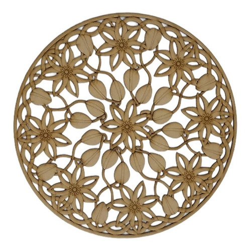 Imagen 8 de 9 de Mandala En Mdf Corte Laser