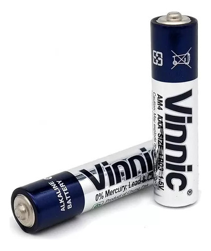 Pilas Alcalinas Vinnic Triple A Aaa X4 Batería Calidad 1.5v