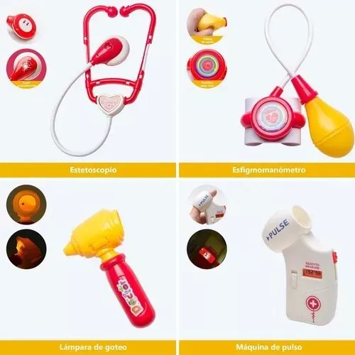 Kit Enfermero Médico Infantil - Juguete