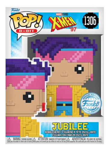 Funko Pop 8 Bit Marvel X Men 97 - Jubilo Exclusivo