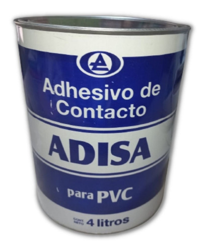 Adhesivo De Contacto Pvc Adisa X 4lts.