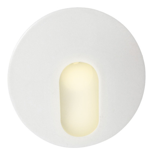 Lampara Tecnolite Cynara Ii Empotrado En Muro Blanco 1w Luz Suave Cálida 1etlled