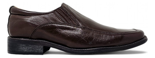 Zapatos Mocasin De Vestir Piel Clásicos Ajuste Elastico P01