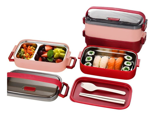Bento Box Adult Lunch Stainless Steel With Chopsticks