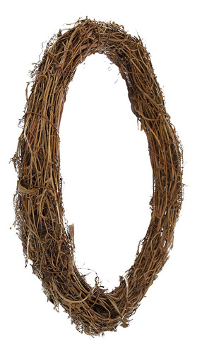 Corona De Ratán Para Decoración Del Hogar Y El Jardín, 30 Cm