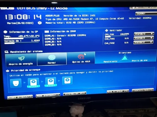 Mother Asus A88xm Plus + A8 7650k + 8 Gb + Hd 500gb (Usado)