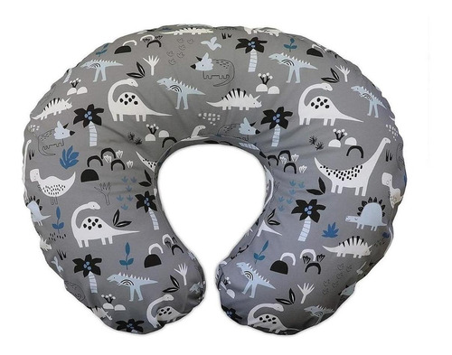 Cojin De Lactancia Boppy Pillow Color Gris Dinosaurs