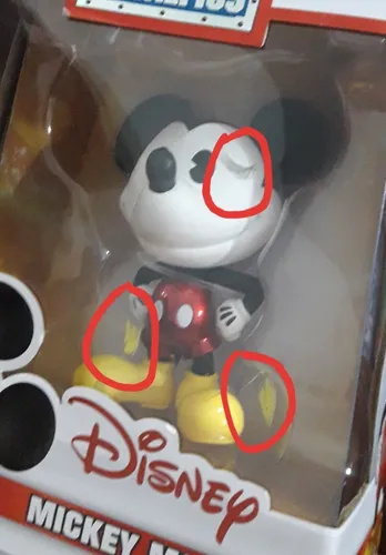 Lee Falla!!!! Mickey Mouse Figura De Metal 10 Cm Jada