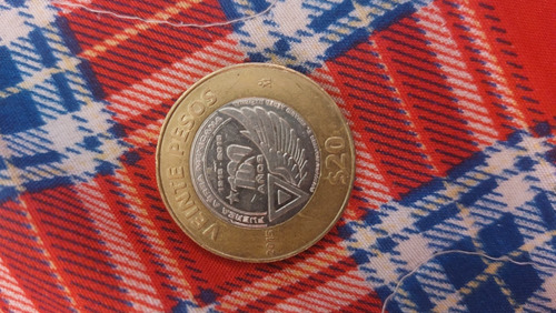 Moneda 20 Pesos,  Conmemorativa De La Fuerza Aérea Mexicana 