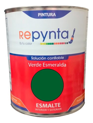 Esmlte Verde Esmeralda Galón Repynta