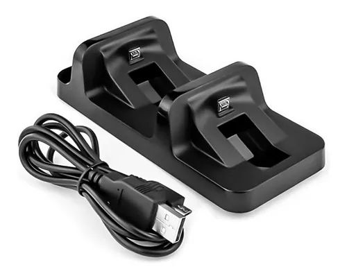 Base Dock Doble Cargador Soporte Control Joystick Ps4 - Otec