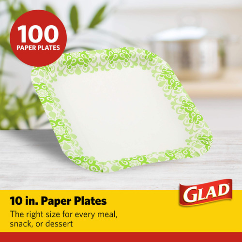 Platos De Papel Desechables Cuadrados Todas Ocasiones |...