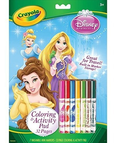 Crayola Disney Princess Libro Para Colorear Con Marcadores