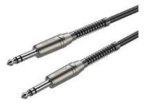 Comprar Cable Plug 6,3mm Macho A Macho 3 Metros Stereo Roxtone