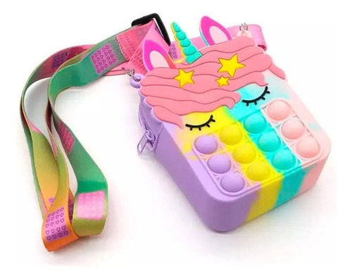 Cartera Popit Diseño Unicornio 