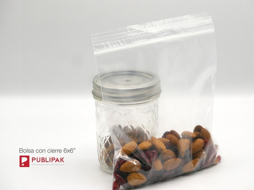 Bolsas Resellables 6x6 Pulg. - Pqte. De 100 Pz.