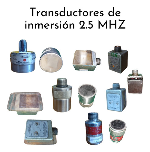 Ultrasonido Industrial: Transductor De Inmersión De 2.5 Mhz