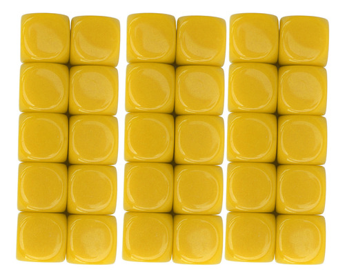 Juego De Dados De 6 Caras, 30 Unidades, Cubos Redondeados De